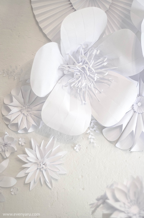 All paper wedding design | www.evenyaru.com