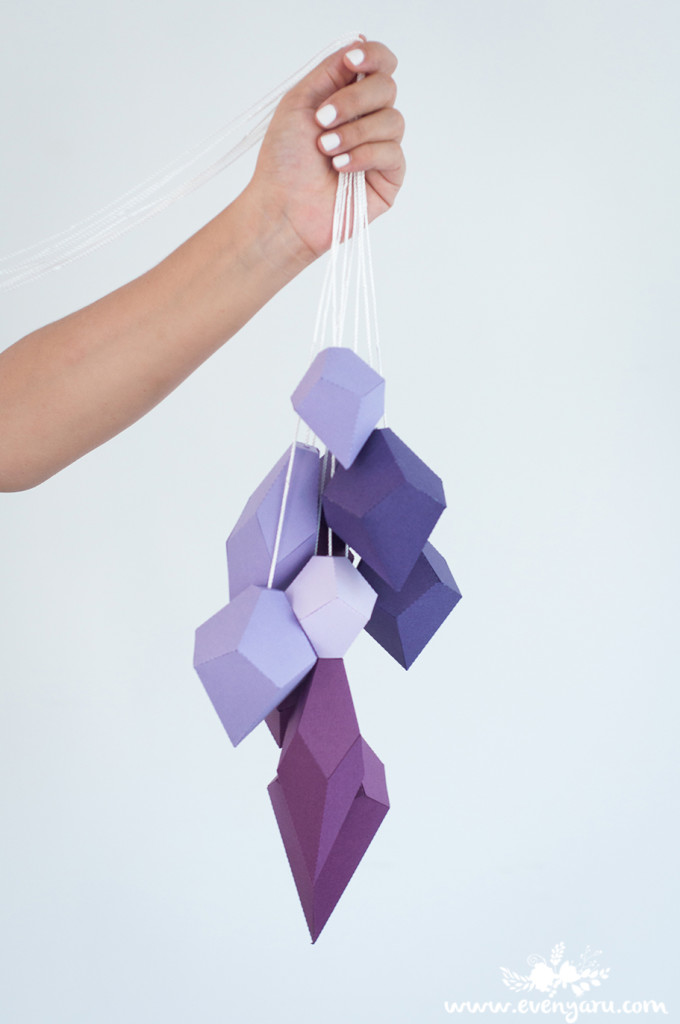 DIY Paper polyhadrons // evenyaru.com