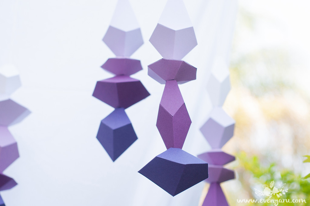 DIY Paper polyhadrons // evenyaru.com