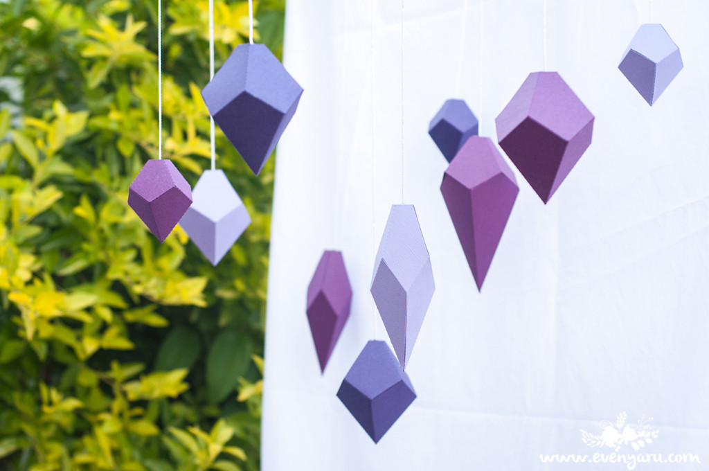 DIY Paper polyhadrons // evenyaru.com