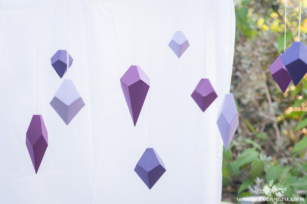 DIY Paper polyhadrons // evenyaru.com