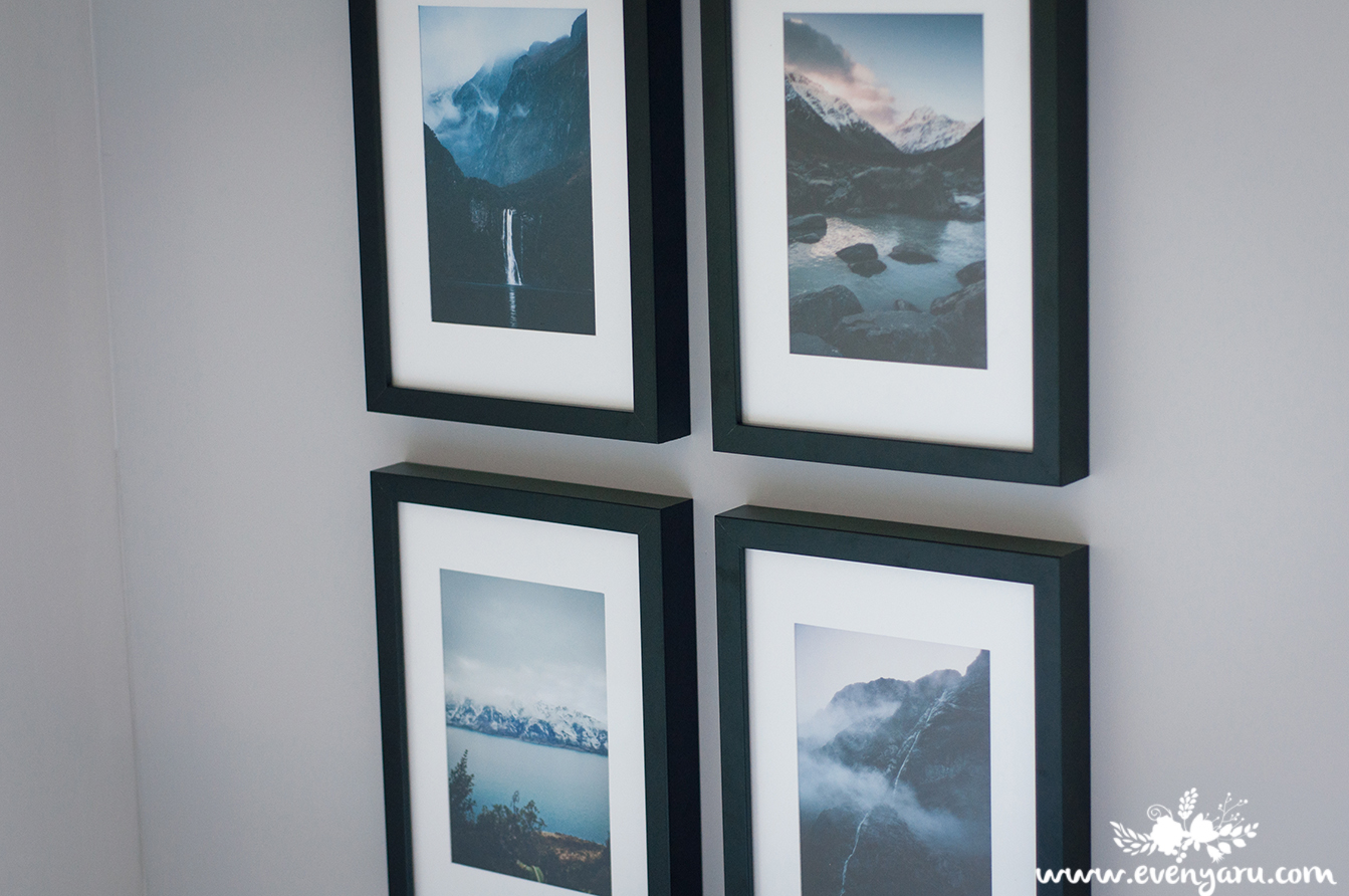 DIY photo gallery wall // www.evenyaru.com