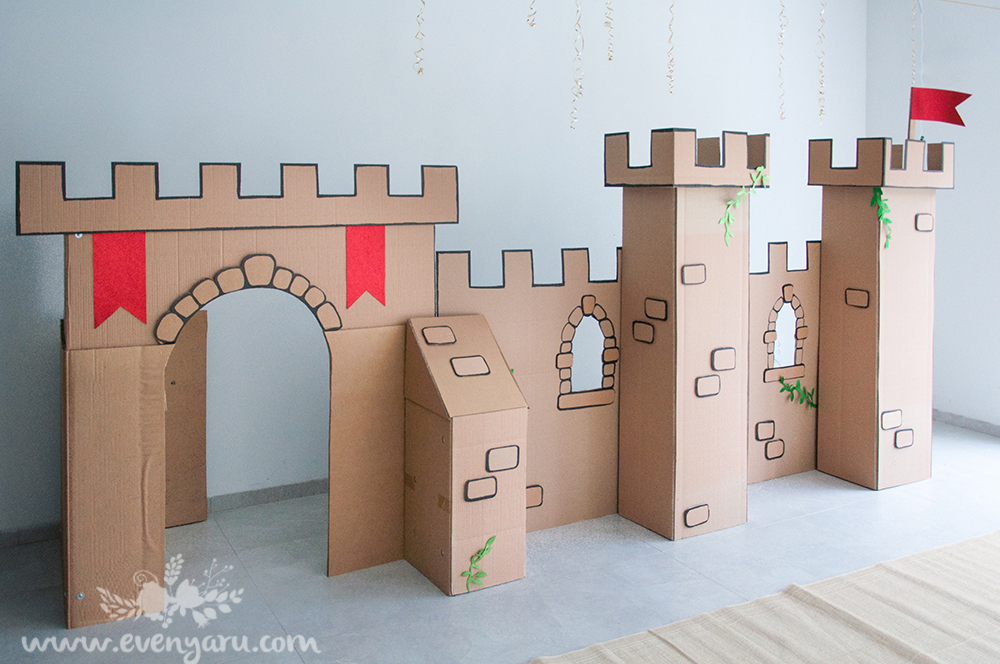 cardboard castle birthday