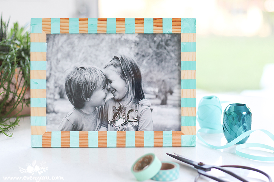 an easy tutorial for a beautiful picture frame