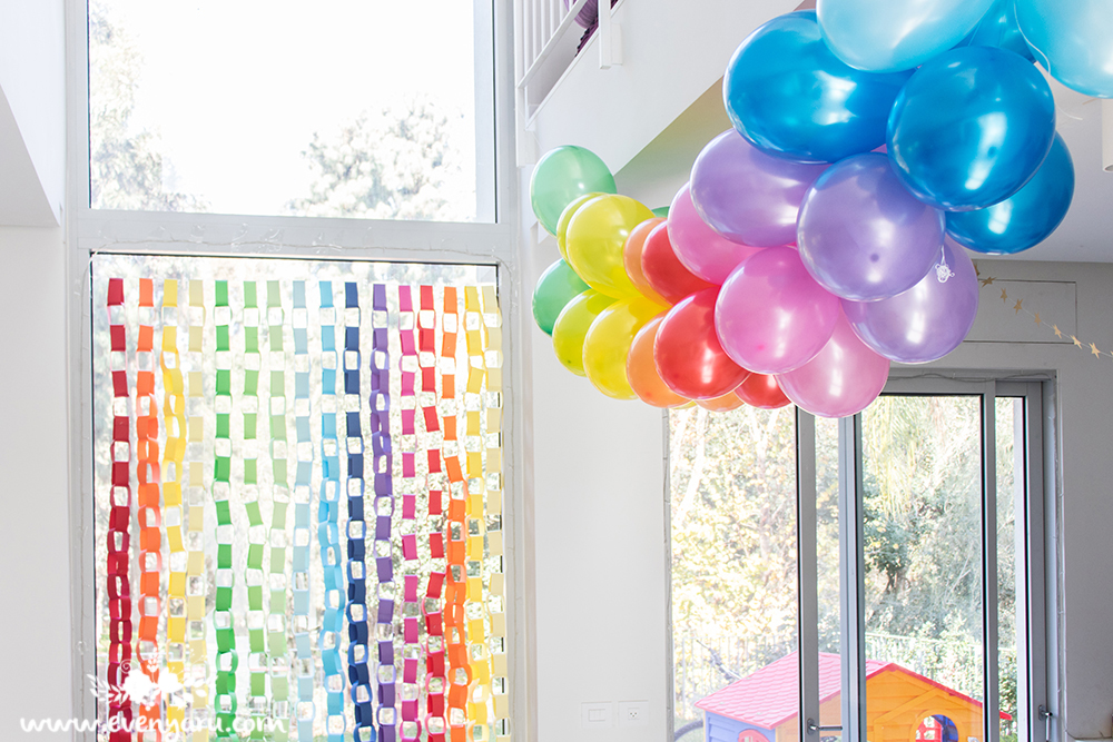 DIY rainbow birthday how-to