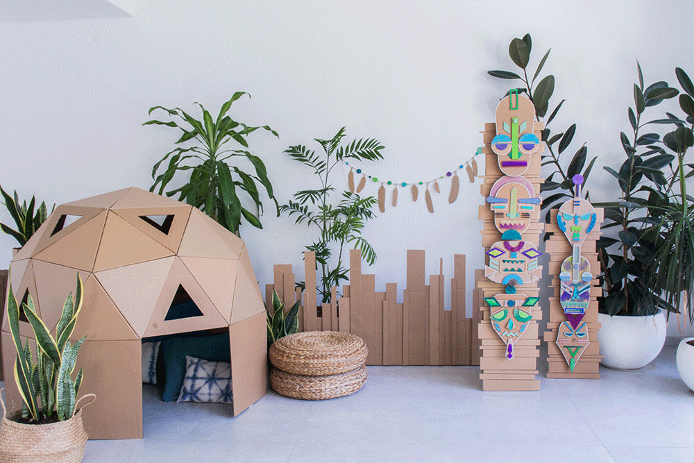 cardboard playhouse